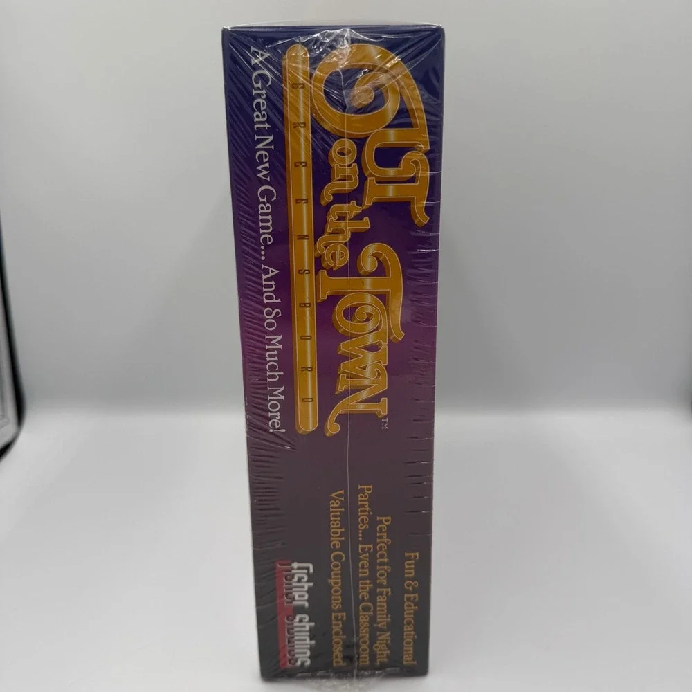 Out on the Town Greensboro Board Game Factory Sealed Rare Complete NEW